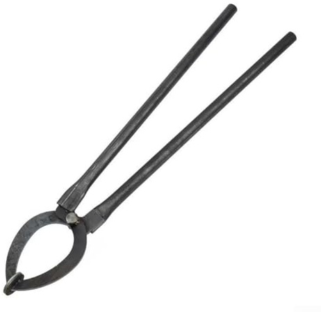 Abrazadera de edredón de invernadero - Clip de metal ajustable para cubiertas de invernadero, 60 cm con mango recubierto de goma, antideslizante y daño- uso para un ajuste seguro de la colcha (negro)