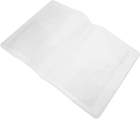 FUNOMOCYA Funda Protectora Transparente para Cuaderno A5 Cubierta y Ajustable Interior para Agenda y Libreta Set de 2 Piezas para Estudiantes y Uso Escolar