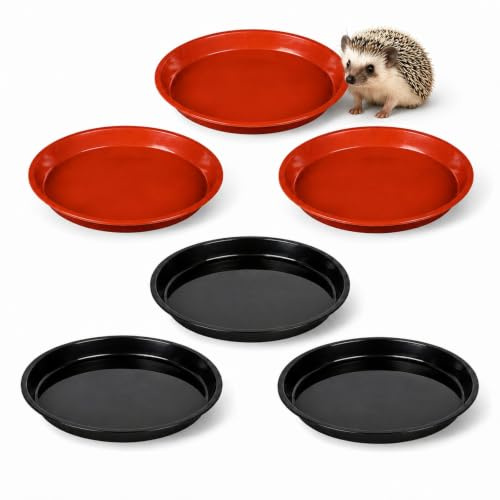 XLTXWD 6PCS Hedgehog Bowl for Outdoor Pets (Multicolor)