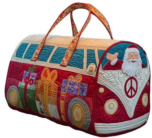 Sac de Voyage Femme à Impression numérique 3D série Bus Sac de Yoga Tendance Sac à Main Polyvalent léger pour Sport Loisirs déplacement Week-End et Sortie Quotidienne (F)