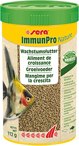 sera Immune Probiotic Granules 250 ml (112 g) | Probiotisches Wachstumsfutter für Fische bis 4 cm | Förderung von schnellem Wachstum & brillanter Farbausprägung | Ideal für Zucht & Fischgesundheit