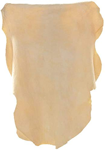 2 x natürliches Fensterleder Reinigungstuch, echtes superweiches Hirschleder, Autowäsche, Trockentuch, super saugfähig, 2 verfügbare Größen (50 x 80 cm)
