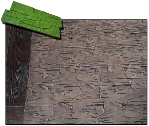 Stampo in calcestruzzo stampato prefabbricato Grazalema per verticale - Stampi in calcestruzzo stampato pareti verticali imitazione pietra