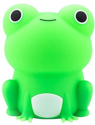 F Fityle Veilleuse Portable pour Enfants - Mignon Grenouille LED Lampe de Chevet - Cadeau Pépinière Nuit Chambre Décor, Lumière Blanche Chaude