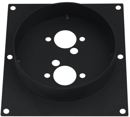 CGEAMDY Heizungs-Montageplatte, Bodenmontageplatte Turrent Bracket Auxiliary Diesel Heizung, Standheizung Hohe Festigkeit Rostfrei, 30mm Turret Mount Plate für Auto