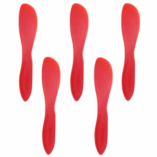 5PCS Plastic Butter Knife Butter Spreader Knife Versatile Kitchen Frosting Knives Kitchen Essential Tools for Cutting or Spreading Butter Cheese Jam