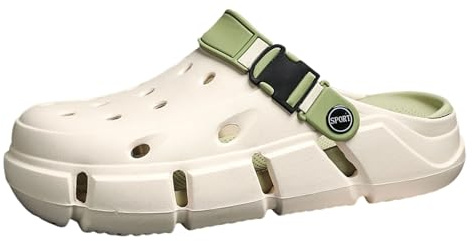 Générique Sabot Homme D'Été Antidérapants Clogs Perforés Confortable Intérieur Respirant Chaussure De Jardin en Eva Souple Extérieur Léger Piscine Plage Travail Occasionnels Mules