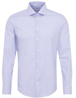 Seidensticker Slim Fit Langarm Popeline Chemise Homme