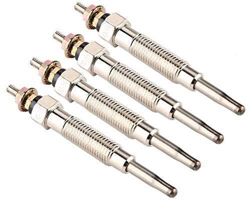 Bujías de precalentamiento para motor diésel 4 piezas compatibles con SHOGUN 1994-2 8 TD resistentes a la corrosión y fáciles de instalar para rendimiento duradero