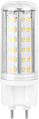 Mumusuki G12 LED Bombilla de maíz Lámpara 10W Hight Lámpara brillante con 85 cuentas LED AC85-265V Home Garden Iluminación de la calle(Blanco frio)