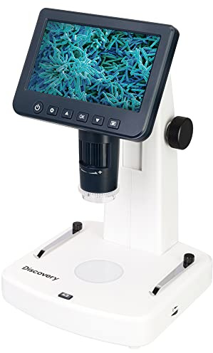 Discovery Artisan 512 Potente Microscopio USB, Con Schermo LCD Da 5, Fotocamera Digitale e Ingrandimento 1200x, Compatibile Con Windows e MacOS