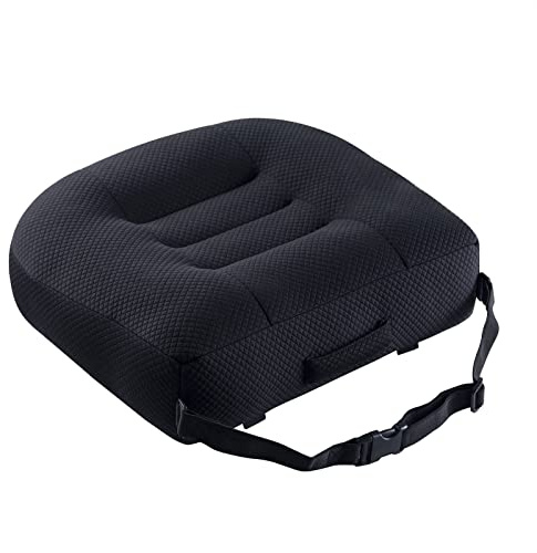 Seat Cushion Pillow for Office Chair/Car, Adult Car Booster Cushions for Short People Increase Field of View, Support Chair Pad for Butt, Tailbone, Back, Coccyx for Computer, Desk Chair