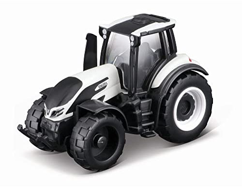 Maisto Mini Working Machines VALTRA M2/Q TRACTOR – 3” – Incredibly Detailed Die-Cast Replica Collectible Model, Grey