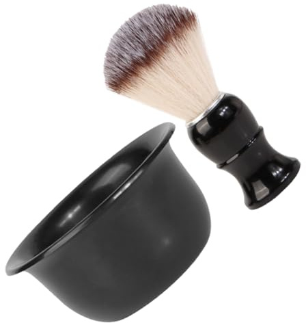 HONITANO Kit Barba Uomo Spazzola per Barba in Abs Nero Set 1 per Uso Quotidiano