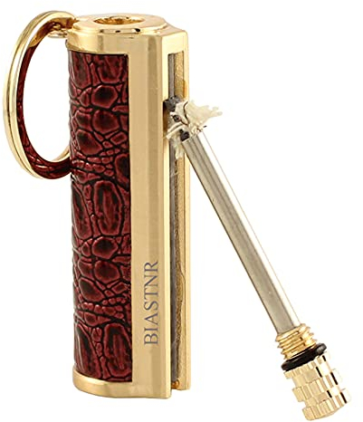 BIASTNR Permanent Match Lighter, Flint Fire Starter Keychain Metal Matchstick Fire Starter Emergency Survival Gear for Camping Hiking Hunting