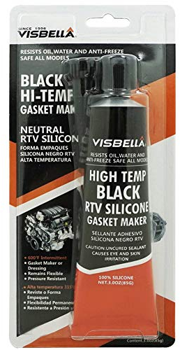 Various Guarnizione elettrica RTV neutra Resistenza antigelo all'olio e all'acqua essendo flessibile Guarnizione in silicone sigillante per la riparazione del motore ad alta temperatura, colore nero