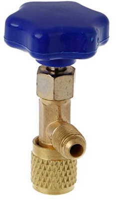 XLBH Partes de Aire Acondicionado 1/4 SAE Auto AC Puede Tocar el abridor de Botellas de la válvula para R22 R134A R410A Gas Fácil de Usar