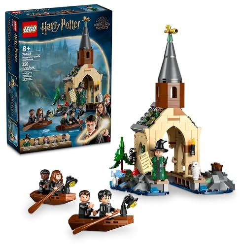 LEGO Harry Potter Hogwarts Boat House Building Toy - Harry Potter Toys for Kids, Girls & Boys, Age 8+ - Gifts for Christmas - W/ 5 Minifigures - 76426