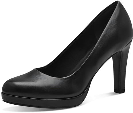 Tamaris Damen Pumps Stilettoabsatz Vegan; Black MATT, EU 40