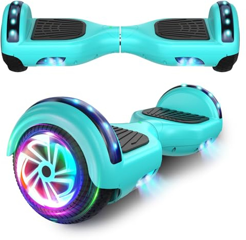 Hoverboard Auto-ÉQUILIBRÉ - Haut-parleurs Bluetooth de 6,5, lumière LED - - Certifié UL2272 de sécurité