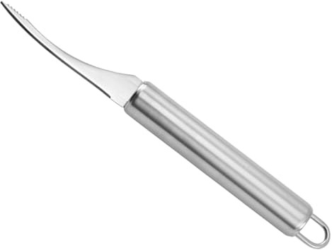MUELODSIC Sbucciatore di Gamberi in Acciaio Resistente Piccolo Utensile da Cucina per Pulire Lenza Gamberi Sgusciatore Comodo e Portatile per Casa Hotel e Ristorante