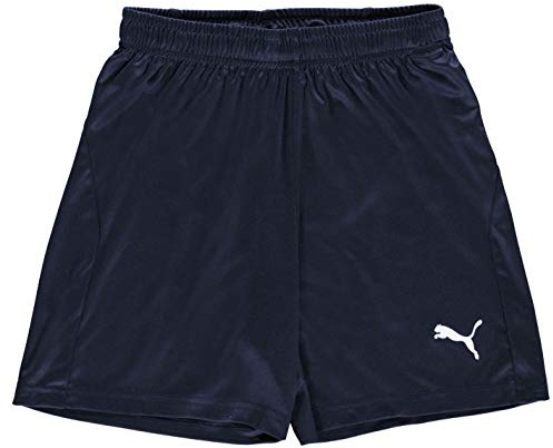 PUMA Liga Shorts Core Jr, Pantalones Cortos De Fútbol Unisex Niños, Azul (peacoat White), 128