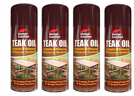 Teak Oil Spray Indoor Outdoor Garden Furniture Decking Hardwood/Softwood Protection Care 400ml New Wilsons Direct (4)