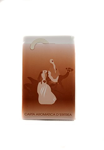 Carta d'Eritrea - Sacchetti profumati per Armadio, Cassetti, Guardaroba, Casa e Ambiente - Profumatori Antitarme - 4 pz