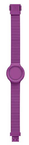 HIP HOP Cinturino DONNA NUMBERS COLLECTION, CINTURINO SILICONE REGOLABILE STAMPATO VIOLA HBU0630