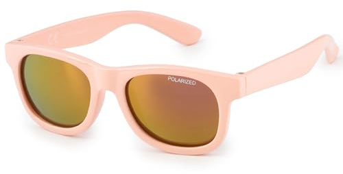 Kiddus Gafas de Sol Bebé 6 a 24 Meses, Polarizadas CAT4 UV400, Infantil Niño Niña 6 12 18 24 Meses 1 Año, Muy Flexibles Ligeras y Cómodas, TPE Sin BPA, Certificación CE