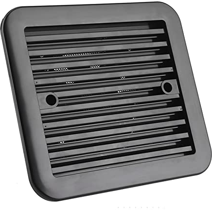 RV Side Vent Fan, 12V 4W 3000 U/min Air Vent Ventilation Abluftventilator Cooling Abluftventilator, staubdichter Wohnmobil Dachlüfter mit Rollläden, bürstenloser Motor, für Trailer Boat Marine Yacht