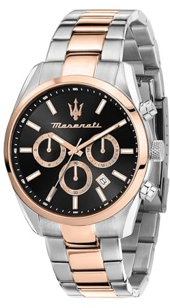Maserati Attrazione Montre Homme, Multofonctions, Analogique - 43mm
