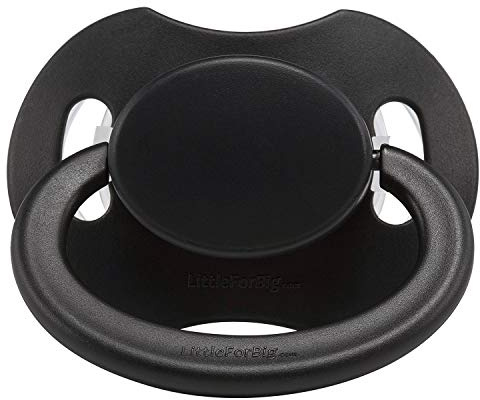 LittleForBig Bigshield Generation-II tamaño adulto Chupete - Negro