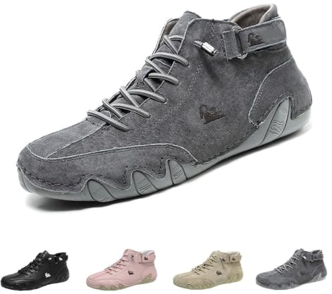 Botas Altas Italianas Hechas A Mano, Zapatos Beck For Mujer, Impermeables, Ligeros, Antideslizantes, Transpirables, Zapatos For Exteriores For Mujer, Botas Chukka De Parte Superior Alta, Zapatos For C