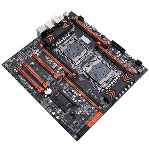 SIMPLETEK - Mainboard kompatibel X99 DUAL-F8D LGA2011-3 EATX Chipsatz C612 | Dual CPU | 8 x DDR4 | Ohne integrierte Grafikkarte
