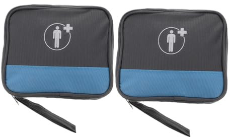 Gatuida Aufbewahrungsbox Für Medikamente 2-teilig Kompakte Tragbare Tasche Für Reisen Outdoor Und Zuhause