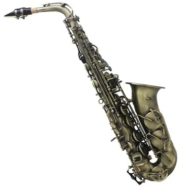 Professionell Saxofon Vintage altsaxofon Ess modell med nickelgraverad finish tillbehör ingår