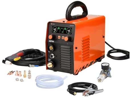 Tagliatrice al plasma, Taglierina al plasma inverter CUT45i IGTB, macchina da taglio al plasma 220 45 A, spessore di taglio massimo fino a 12 mm