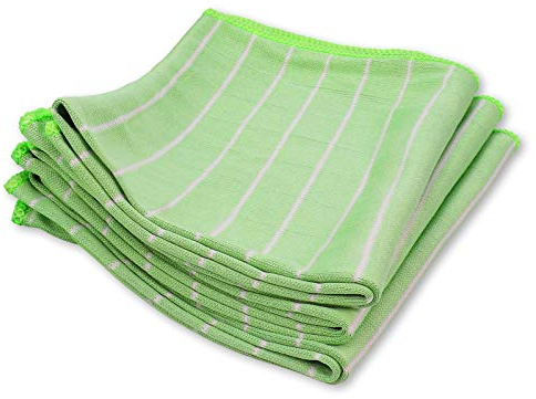 ABACUS® Bambus Shine Glastuch/Geschirrtuch 60x40 cm 3er Set - Bambustuch Bambustücher (6135)