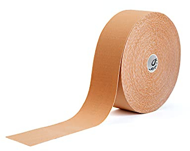 Meglio Kinesiology Tape - Latex Free Uncut 31.5m Roll Sports Tape Strapping for Injuries, Support Muscle Tape, K Tape, Physio Tape, Trans Tape, Athletic Tape, Breathable & Waterproof | (Beige)