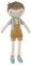 Little Dutch Stoffpuppe Kuschelpuppe Jim -(50 cm)