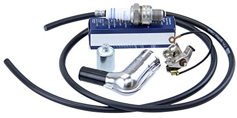Hercules Prima M 2 3 4 5 Optima HR Unterbrecherkontakt Kondensator Zündkerze Bosch W7AC Kerzenstecker Klassik Unterbrecher Zündkontakt kompatibel mit Jogging MX Sachs 504 505
