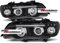 Angel Eyes Scheinwerfer Set in schwarz für BMW X5 E53 09.1999-10.2003 - Kein Xenon