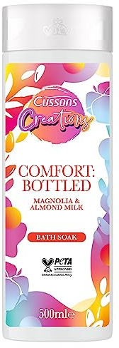 Creations Comfort: Bottled Magnolia & Almond Milk Bath Soak 500ml
