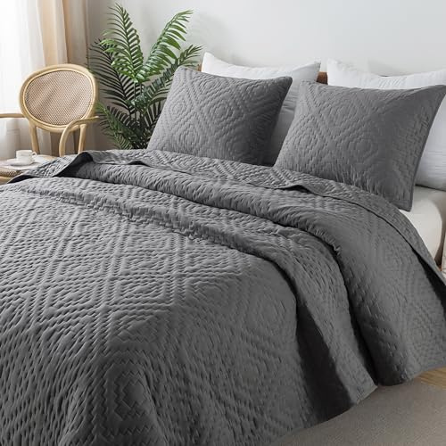 R.Share Juego de Ropa de Cama tamaño California King Extragrande con Fundas de Almohada, Colcha Ligera y Suave para Todas Las Estaciones, 118 x 106 Pulgadas