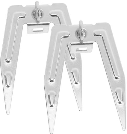 SHOWERORO 2stücke Einstellbare Edelstahl Rotierende Grillgabel Für Heißluftfritteuse Und Ofen Fleisch Hähnchengabeln Küchenzubehör Langlebig Und Praktisch Zum Braten Von Geflügel Und Fisch