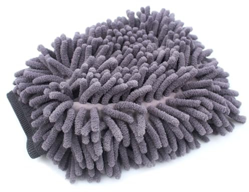 Mikrofaser Auto Putztücher Chenille - Saugstark & Kratzfrei, für Reinigen von Autos & Fenstern, 20 x 25cm