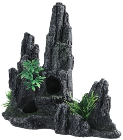 Montagne Vista Acquari Ornamenti Con Case Albero Caverna Hotel Acquari Ornamenti Per Migliorare L'Appello Estetico Piccoli Pesci Rifugio