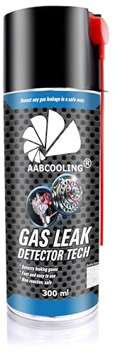 AABCOOLING Luftläckagedetektor TECH 300ml - Läckagespray för Kompressor & Färgspruta - Täthetskontroll av Tryckluftsslangar & Kopplingar, Effektiv Läckagesökare för Målare & Lackering, Snabbt & Säkert