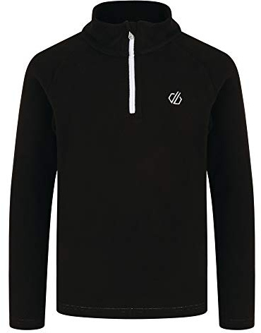 Dare 2b Unisex Kinder Freehand 170 GSM Half Zip Outdoor Active Fleece, Schwarz, 11-12, 11 Jahre